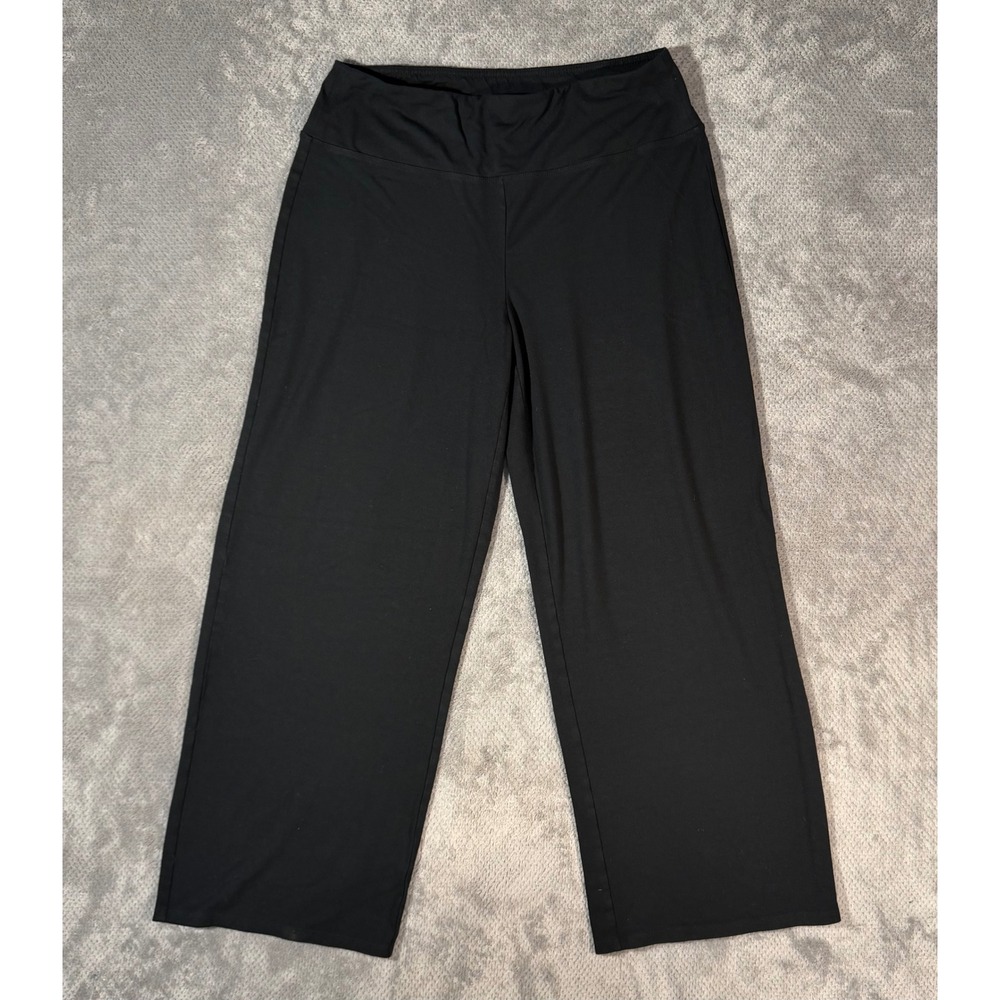 J.Jill Wearever Collection Women's MP Petite Black Smooth Fit Full Leg Pants